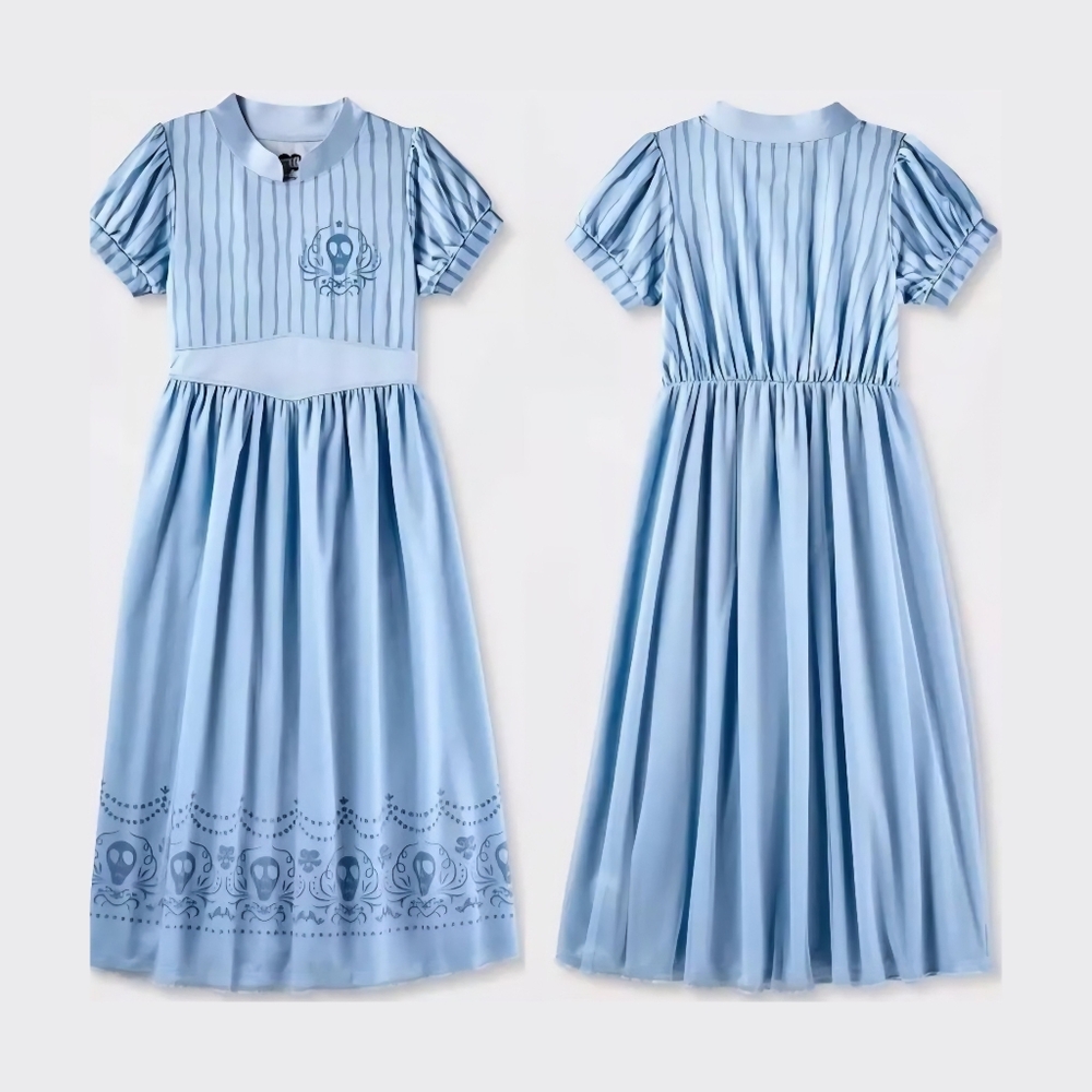 Beetlejuice x Target Astrid Dress W/ Tulle Skirt & Puff Sleeves, 4/5T, NWOT
